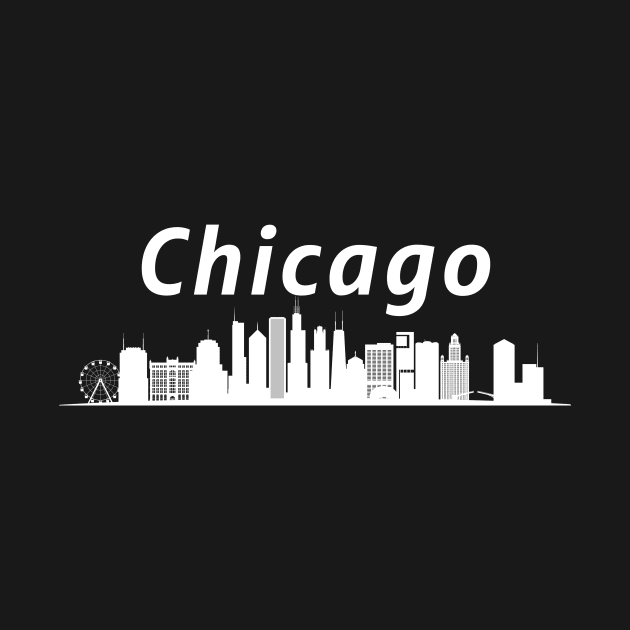 Chicago Skyline by Fantastic Store