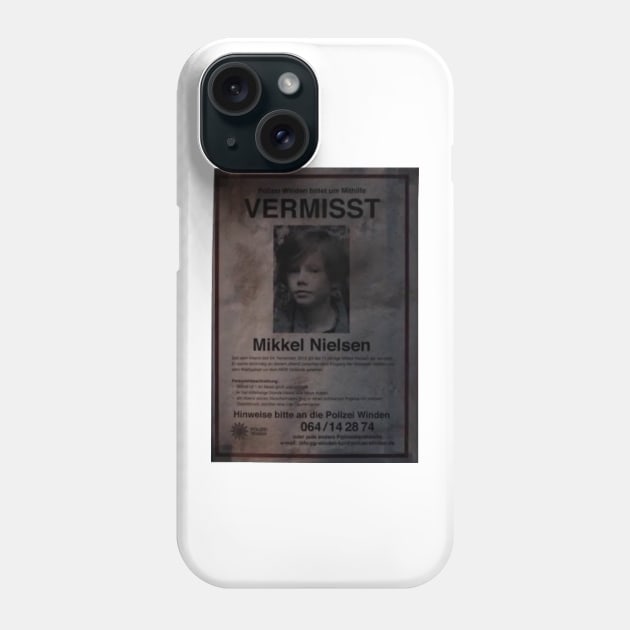 Dark - Vermisst Mikkel Nieslen Phone Case by ghjura