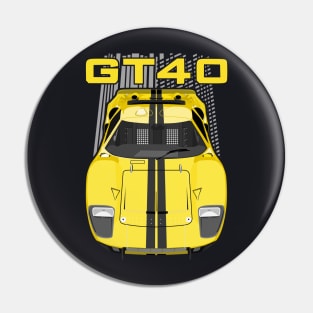 Ford GT40-yellow Pin