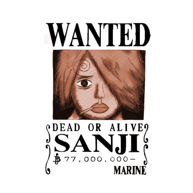 Sanji Wanted Poster by osj777