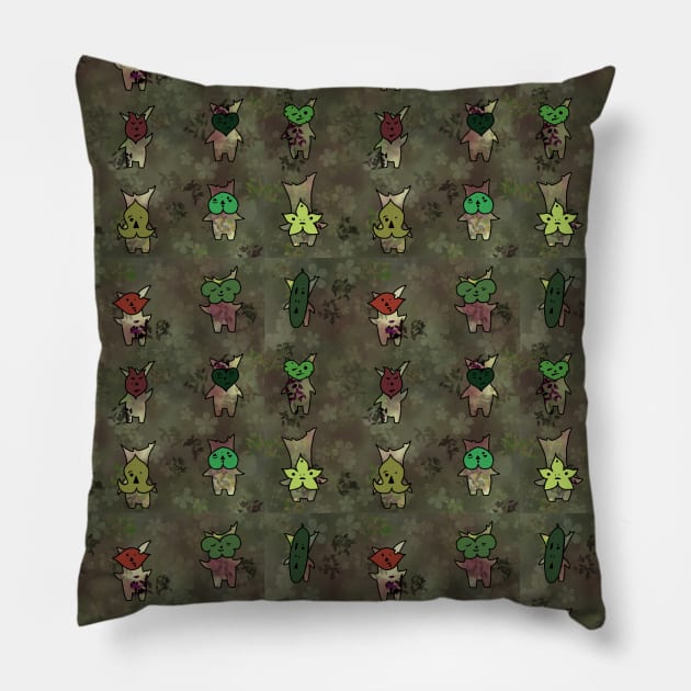 Koroks - Tloz totk and botw Pillow by shiroi-okami