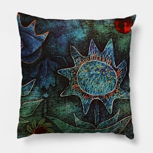 Flowers In The Night Pillow