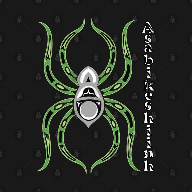 Asabikeshiinh (spider) Aromantic pride by KendraHowland.Art.Scroll