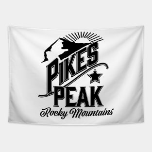 Pikes Peak Rocky Mountains Tapestry