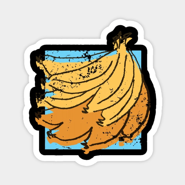 Bananasss Magnet by lesmoltzus