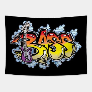 bass guitar By LowEndGraphics Tapestry