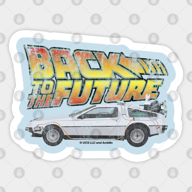 Back to the future. Birthday party gifts. ly licensed merch. - Back To The Future - Sticker