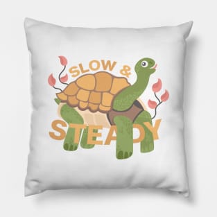 Slow & Steady Pillow