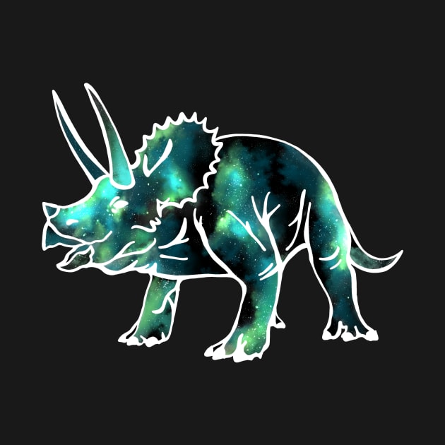 Triceratops from space by TheDoodlemancer