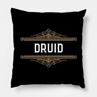 Druid Character Class Roleplaying Addict - Tabletop RPG Vault Pillow