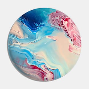 Mesmerizing acrylic abstract painting with pinks and blues Pin