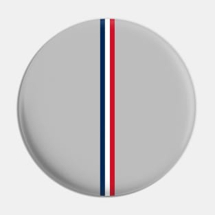 French Flag Style Stripe Pin