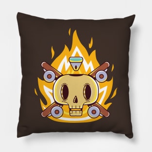 SKeleton skate Pillow