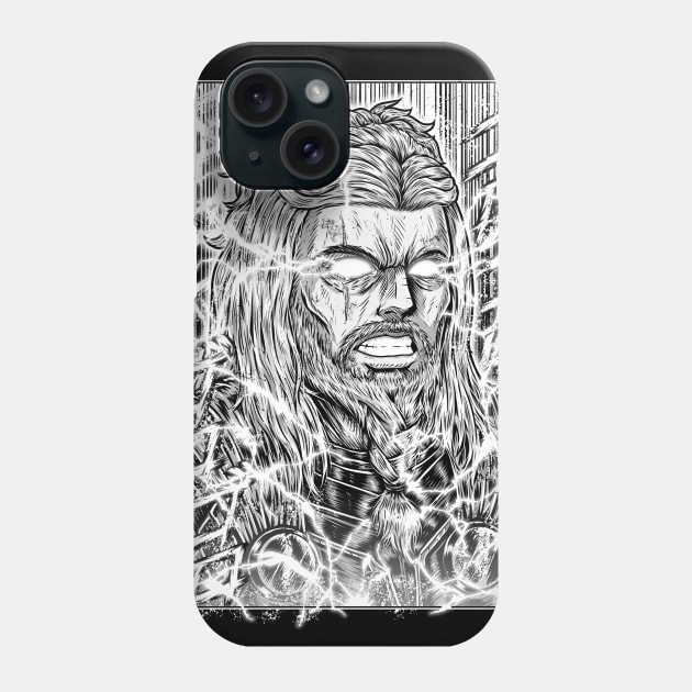 THUNDER GOD Phone Case by Firebrander