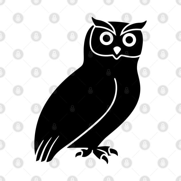 Owl Silhouette by KC Happy Shop