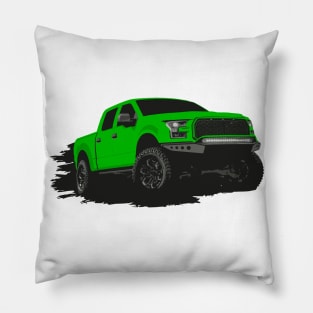 Green Raptor pickup Pillow