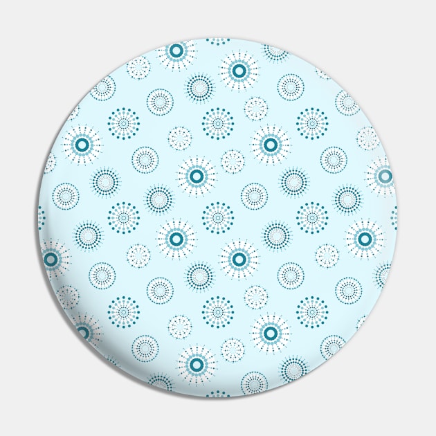 repeating abstract pattern of dotted circles delicate teal Pin by Artpassion