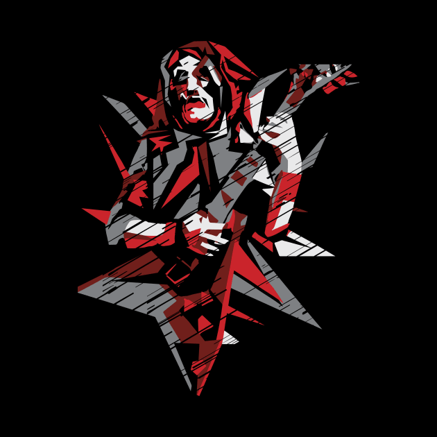 Metal rock guitar player by jazzworldquest