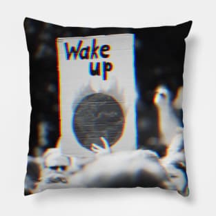 Wake up climate change Pillow