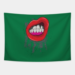 Lips Tapestry