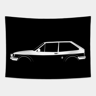 Ford Fiesta XR2 Mk II Silhouette Tapestry