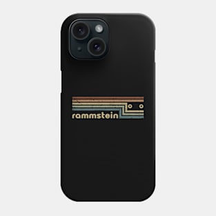 Rammstein Cassette Stripes Phone Case