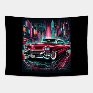 Red Cherry Cadillac Tapestry