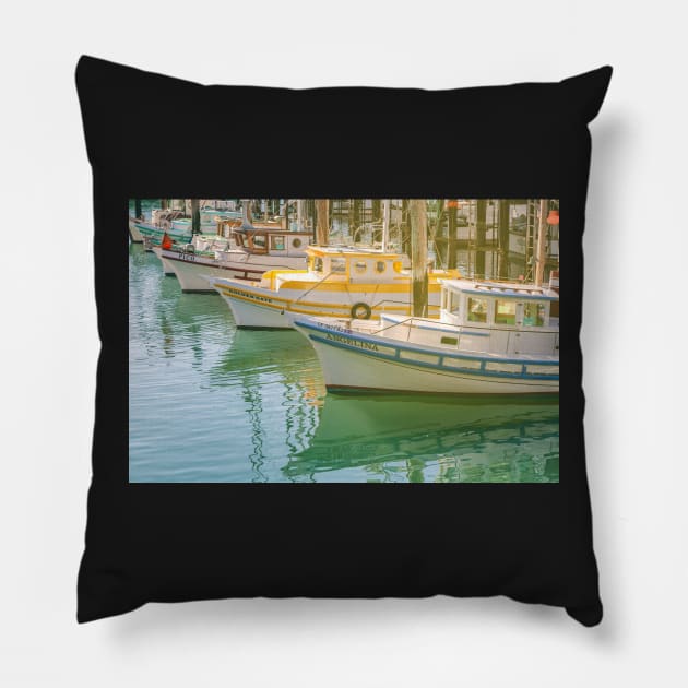 Boats Pillow by jvnimages