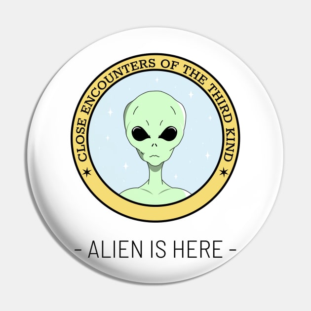 Close encounters with Aliens Pin by ForEngineer