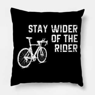 Stay Wider Of The Rider Cycling Pillow