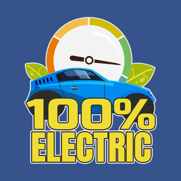 Disover Electric Car E-Car Statement - Ecology - T-Shirt