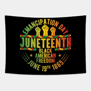 Juneteenth Men Black King Nutritional Facts Freedom Day Emancipation day Juneteenth Tapestry