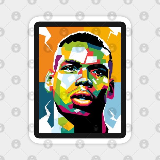 Paul Pogba Pop Art Magnet by Dafishop