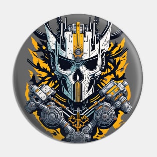 Mecha Skull S02 D68 Pin