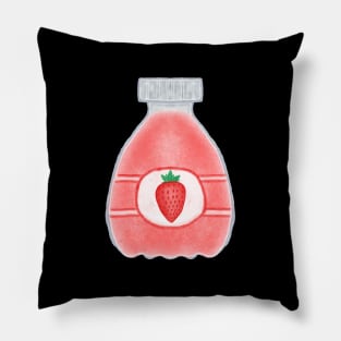 Strawberry Drink Milk Pillow