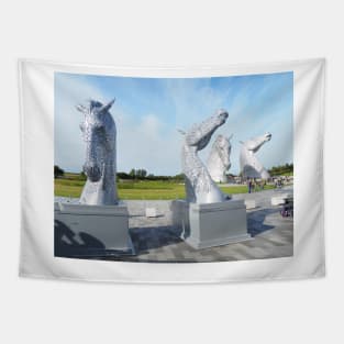 the Kelpies jigsaw puzzle , Helix park, Falkirk jigsaw Tapestry