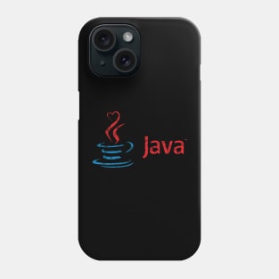 Love Java Programming Languange Code Retro Design Phone Case