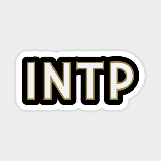 Myers Briggs Typography INTP Magnet