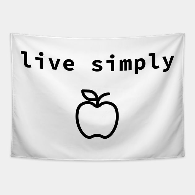 live simply Tapestry by sloganeerer