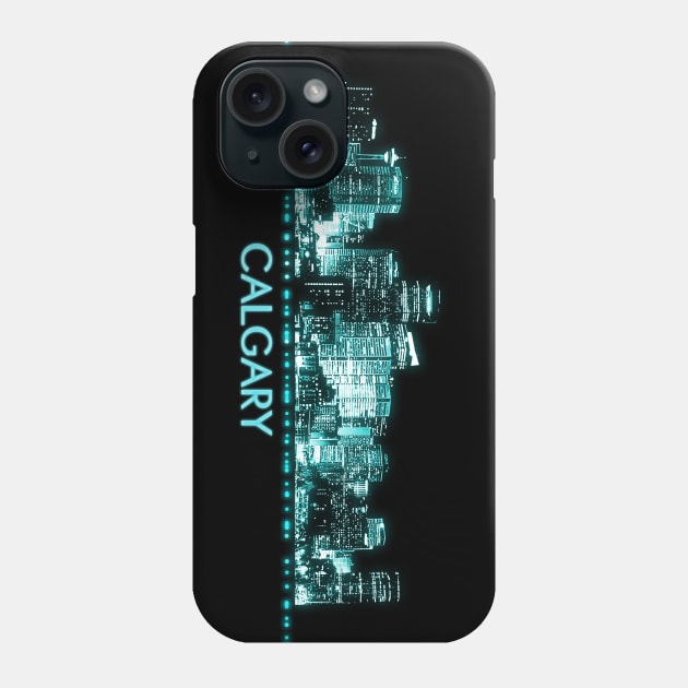 Calgary Skyline Phone Case by Jared S Davies