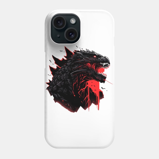 godzilla Phone Case by piratesnow