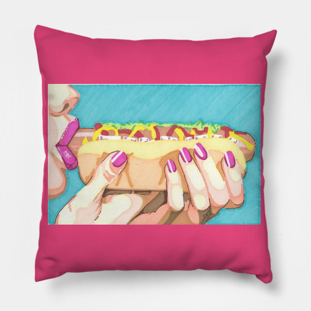 hotdog pillow