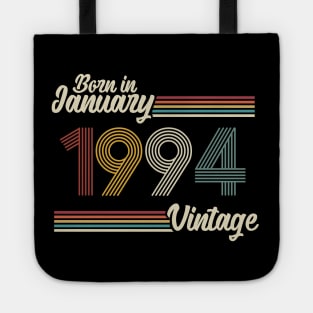 Vintage Born in January 1994 Tote