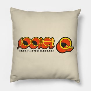 Defunct SOOPER Q WQRK 104 Norfolk Radio Station Pillow