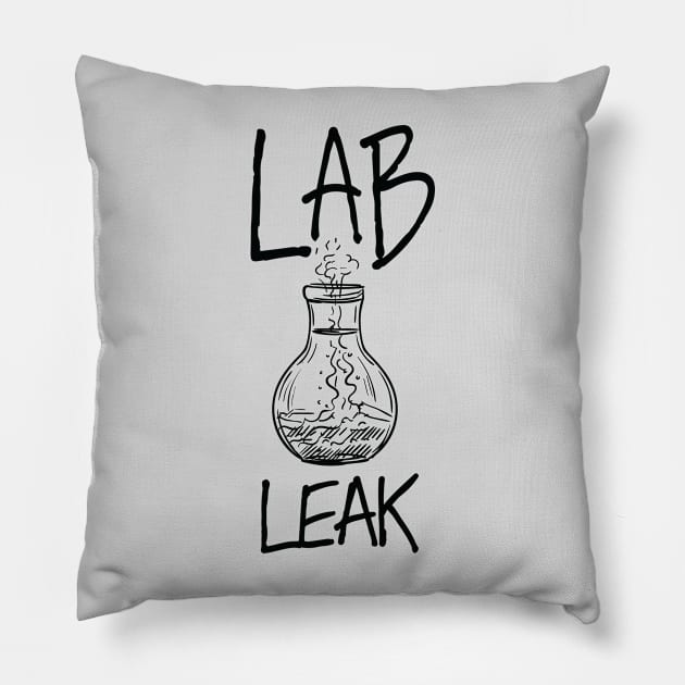 Lab Leak Pillow by CoinRiot