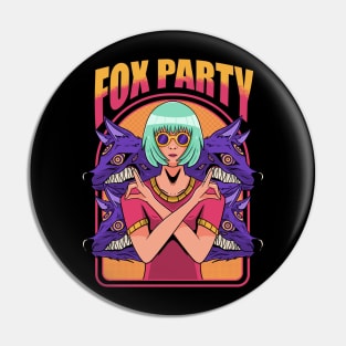 fox party Pin