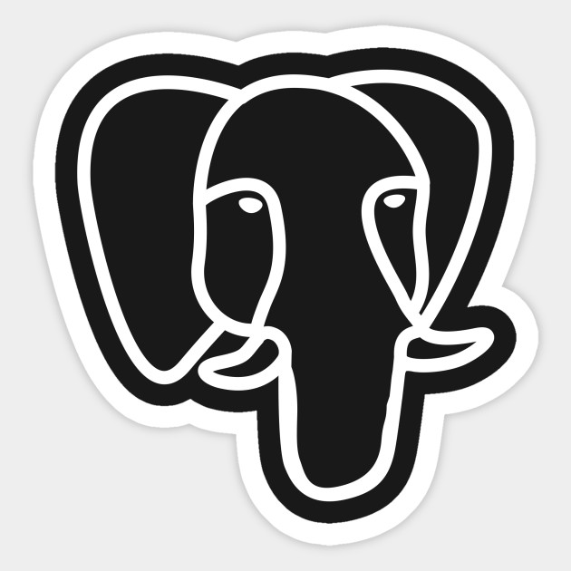 PostgreSQL - Postgresql - Sticker | TeePublic