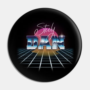 Retrowave Steely Dan Pin