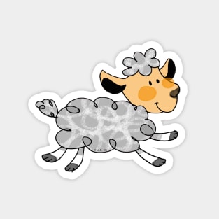 happy sheep Magnet