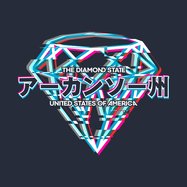 The Diamond State (Glitched Diamond) by rt-shirts